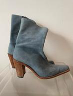 Sendra Laarzen - Maat 39 - Blauw Suède, Kleding | Dames, Schoenen, Blauw, Lage of Enkellaarzen, Ophalen of Verzenden, Gedragen