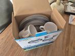 Bo-Camp Melamine Serviesset 16 delig, Caravans en Kamperen, Ophalen, Zo goed als nieuw