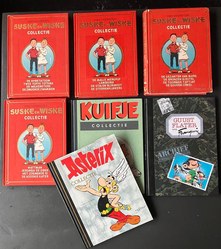 Suske en Wiske, Asterix, Guust Flater & Kuifje (gebonden), Boeken, Stripboeken, Meerdere stripboeken, Ophalen of Verzenden