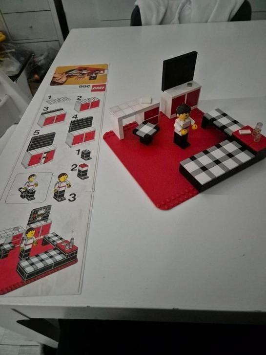 LEGO 266 Child's Bedroom, Kinderen en Baby's, Speelgoed | Duplo en Lego, Gebruikt, Lego, Complete set, Ophalen of Verzenden