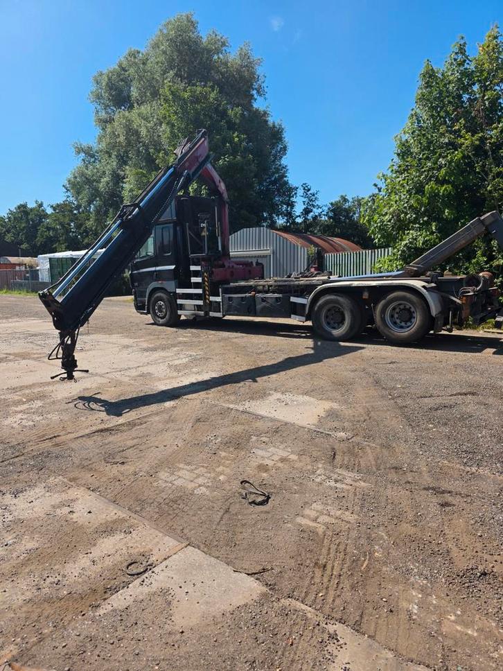 DAF CF 85 KRAAN 5&6 FUNCTIE 25T HAAKARM CONTAINER, Auto's, Vrachtwagens, Bedrijf, Ophalen