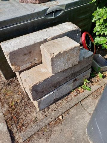 Lineablokken getrommeld nog 4,5 stuks! Roomwit/ecru GRATIS! beschikbaar voor biedingen