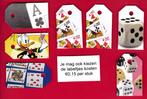 0270) speelkaarten, gokken, dobberstenen, spellen  labeltje(, Ophalen of Verzenden, Zo goed als nieuw