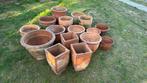 Potten terra cotta 17 stuks, Tuin en Terras, Ophalen, Gebruikt, Overige typen