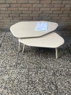 Set van 2 bijzettafels - Davina Wood, Minder dan 45 cm, Ophalen of Verzenden, Zo goed als nieuw, Overige vormen