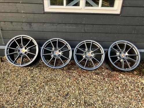 4 grijze originele Porsche 911 Carrera 4S velgen, Auto-onderdelen, Banden en Velgen, Velg(en), Zomerbanden, 20 inch, Personenwagen