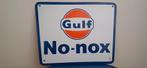 GULF   emaille bord, Ophalen of Verzenden, Zo goed als nieuw, Reclamebord