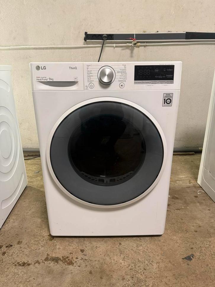 Nette LG Warmtepompdroger 9kg A+++ Dubbel Inverter, Witgoed en Apparatuur, Wasdrogers, Zo goed als nieuw, Condens, Voorlader, 8 tot 10 kg