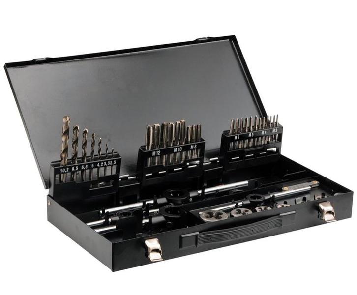 Yato YT-2978 Tap/Matrijs 44 delige set nieuw in verpakking!, Doe-het-zelf en Verbouw, Gereedschap | Slijpmachines, Nieuw, Overige typen