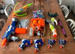 Nerf pistolen 8 stuks en accessoires, Ophalen of Verzenden, Gebruikt