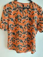 Top mtL oranje met print, Kleding | Dames, Overige kleuren, Maat 42/44 (L), Ophalen of Verzenden, Zo goed als nieuw
