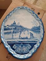 Plaquette, Tichelaar Makkum, IJsgezicht, Antiek en Kunst, Ophalen