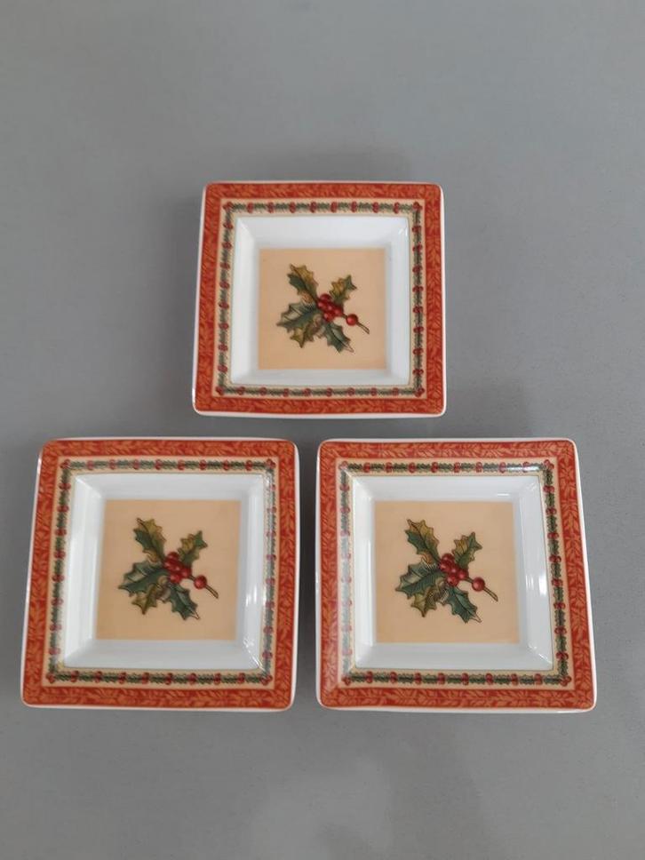 Bonbonschaaltjes Kerst Villeroy en Boch Festive Memories, Diversen, Kerst, Zo goed als nieuw, Ophalen of Verzenden