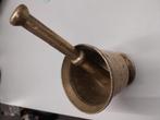 antieke zware messing mortier., Antiek en Kunst, Ophalen of Verzenden