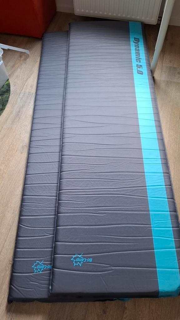 2x Bo-Camp SI Slaapmat Dynamic 5.0 Zelfvullend 198x63x5cm, Caravans en Kamperen, Slaapmatten, Zo goed als nieuw, 1-persoons, Ophalen of Verzenden