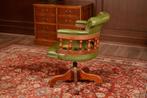 SALE! Chesterfield bureaustoel, Huis en Inrichting, Ophalen of Verzenden, Zo goed als nieuw, Bureaustoel, Groen