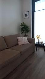 Love seat, beige rib stof, Ophalen, Gebruikt, Overige maten, 75 tot 100 cm