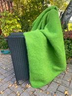 Groene vintage wollen deken -Tetem, Gebruikt, 150 tot 200 cm, 200 cm of meer, Ophalen of Verzenden
