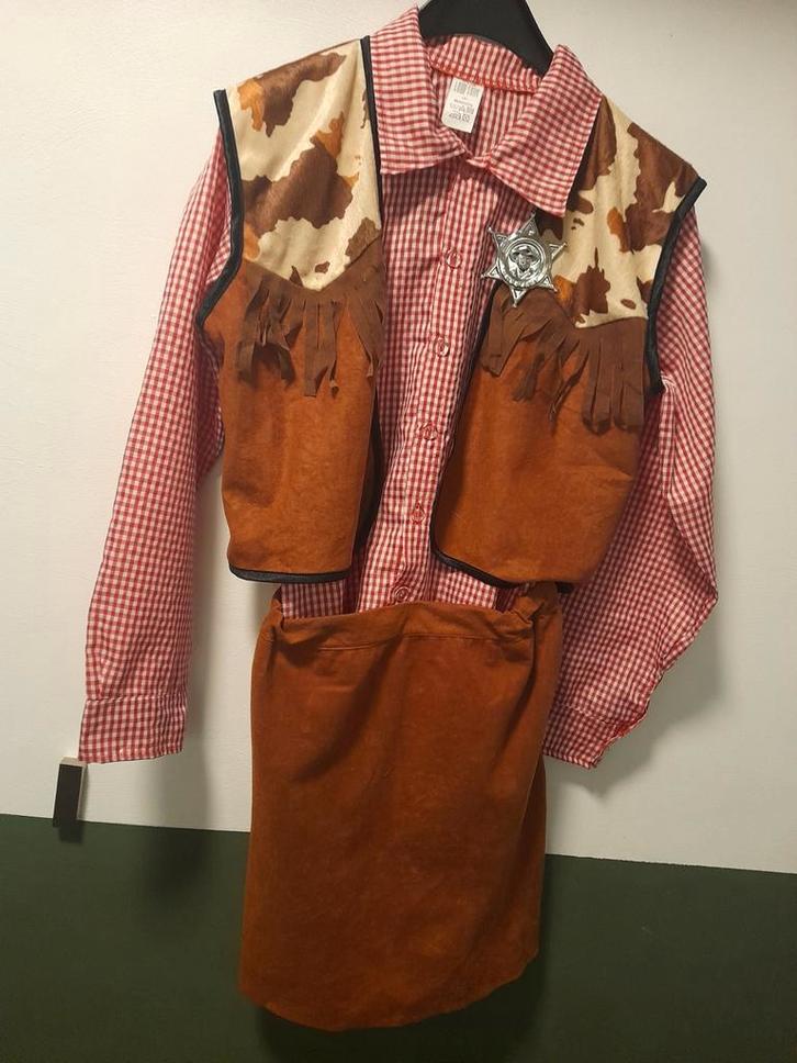 Cowgirl Carnaval Outfit - Compleet! Maat M, Kleding | Dames, Carnavalskleding en Feestkleding, Zo goed als nieuw, Carnaval, Ophalen of Verzenden