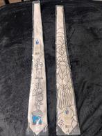 Zijden Stropdas om Zelf te Inkleuren!, Ophalen of Verzenden, Nieuw, Wit, Met patroon