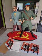 Groot beeld van Blake en Mortimer van Saint Emett, Verzamelen, Stripfiguren, Ophalen, Kuifje, Zo goed als nieuw, Beeldje of Figuurtje