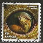 Canada 91, dinosaurus1, Postzegels en Munten, Postzegels | Amerika, Verzenden, Noord-Amerika, Gestempeld
