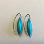 Turquoise Design Oorbellen - Hangers, Overige materialen, Hangers, Blauw, Ophalen of Verzenden
