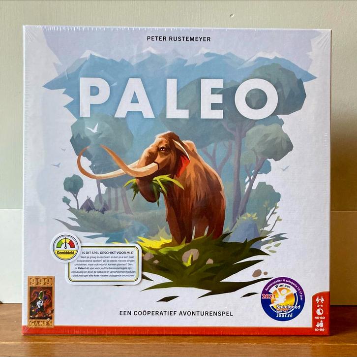 Paleo Bordspel - 999 Games, Hobby en Vrije tijd, Gezelschapsspellen | Bordspellen, Nieuw, Drie of vier spelers, Ophalen