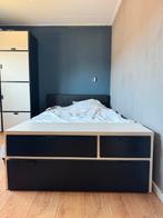 IKEA BESTÅ Ladekast/TV-meubel - Wit/Zwart, Ophalen, Kunststof, Gebruikt, 100 tot 150 cm
