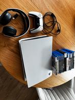 Te koop PS5 Disc met controller headset en games, Spelcomputers en Games, Ophalen, Gebruikt