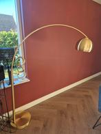 Mooie messing booglamp, Huis en Inrichting, Lampen | Vloerlampen, Ophalen, Zo goed als nieuw, Metaal, Modern
