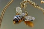 Swarovski - Lisabel Bee - hanger met ketting - gemerkt, Sieraden, Tassen en Uiterlijk, Kettingen, Ophalen of Verzenden, Zo goed als nieuw