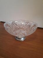 Oude Fruitschaal op Zilverkleurige Voet (groot), Ophalen