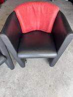 Leolux stoelen, Huis en Inrichting, Fauteuils, Ophalen, Gebruikt, 50 tot 75 cm, Leer