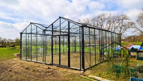 Hobbykas, Tuinkas, Kweekkas, Kas (op maat), Tuin en Terras, Tuinhuizen, Zo goed als nieuw, Hout, 3 ramen of meer, Verzenden
