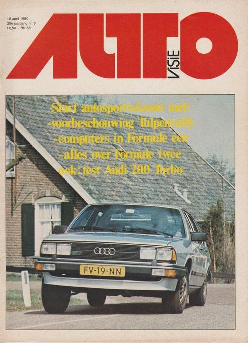 Audi 200 turbo testen in Autovisie ea, Boeken, Auto's | Folders en Tijdschriften, Gelezen, Audi, Ophalen of Verzenden