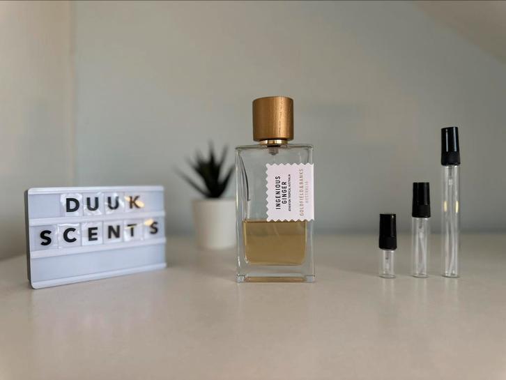 Goldfield & Banks Ingenious Ginger tester/sample/decant, Sieraden, Tassen en Uiterlijk, Uiterlijk | Parfum, Nieuw, Ophalen