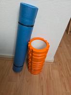 Fitnessmat & Foamroller - Set voor thuis training, Ophalen of Verzenden, Gebruikt, Buik, Foamroller