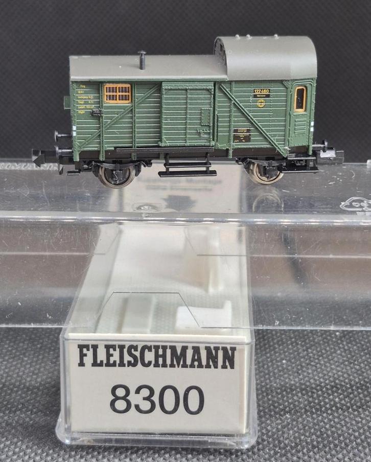 Fleischmann 8300 - goederenwagen Pwg Pr 14 (15215), Hobby en Vrije tijd, Modeltreinen | N-Spoor, Gebruikt, Wagon, Gelijkstroom