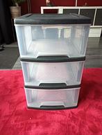Kunststof ladekastje op wieltjes, Gebruikt, Ophalen of Verzenden, 25 tot 50 cm, Minder dan 50 cm