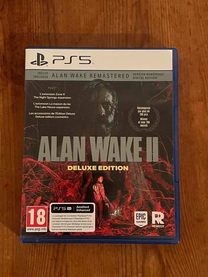Alan Wake 2 Deluxe Edition - PS5, Spelcomputers en Games, Games | Sony PlayStation 5, Zo goed als nieuw, Ophalen of Verzenden