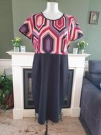King Louie mooie paars roze pencil dress jurk XL 44 gratis V, Verzenden, Paars, Maat 42/44 (L), Zo goed als nieuw
