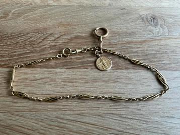 Double horlogeketting, gemerkt double garanti + meesterteken beschikbaar voor biedingen