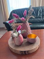 Tafeldecoratie, Huis en Inrichting, Woonaccessoires | Dienbladen, Ophalen, Zo goed als nieuw, Rond, Hout