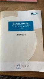 Mavo - Biologie - 2025 samenvatting examentraining, Ophalen, Gelezen, VMBO, Biologie