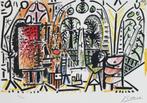 Picasso Kl Lithografie " Californië Atelier Nr XV " Ges Gen, Antiek en Kunst, Kunst | Litho's en Zeefdrukken, Ophalen of Verzenden