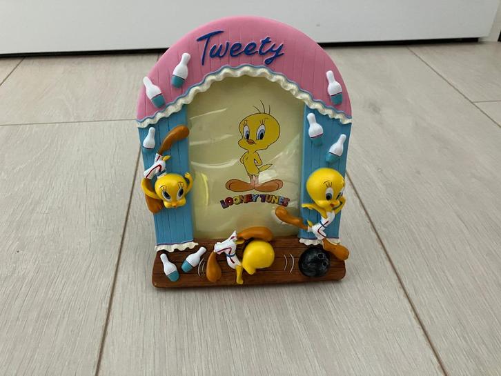 Fotolijstje Looney Tunes Tweety 1998, Verzamelen, Poppetjes en Figuurtjes, Zo goed als nieuw, Ophalen of Verzenden
