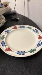 Bord boerenbont, Huis en Inrichting, Keuken | Servies, Ophalen, Zo goed als nieuw, Bord(en), Aardewerk