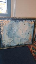 Schilderij: Vrouwelijk Portret, Antiek en Kunst, Ophalen