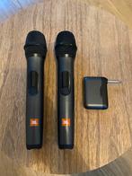2 Bluetooth JBL microfoons met dongel, Ophalen, Zo goed als nieuw, Zangmicrofoon, Draadloos